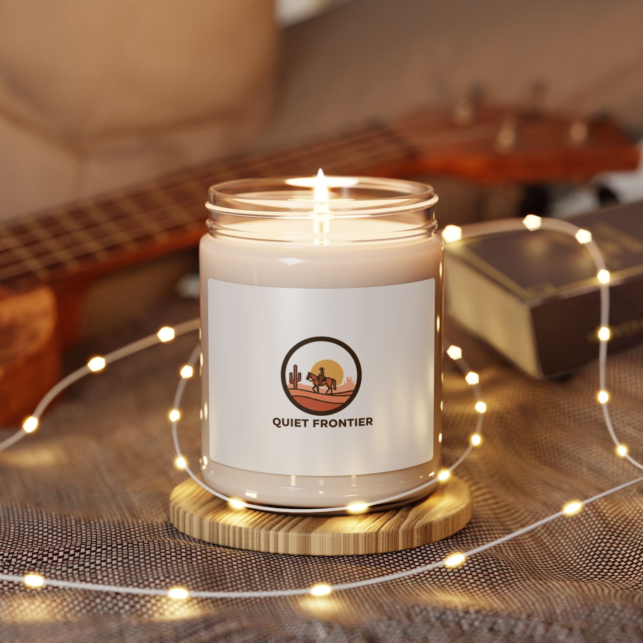 Quiet Frontier Candle, Soy Candle, Cowboy Chic Desert Sunset, Western Décor