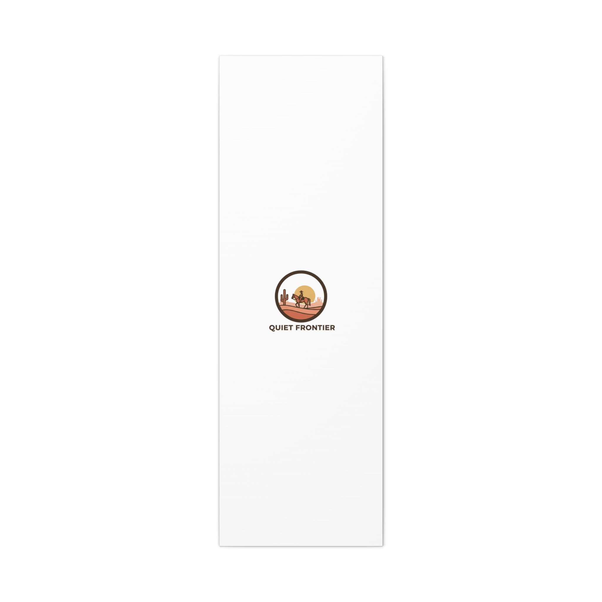 Quiet Frontier Canvas, western décor minimalist mesa, desert sunset print